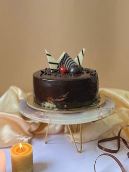 Homearte - Agate Cake Stand Metal Base 10 Inch- Natural