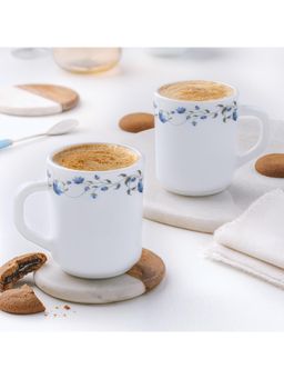 Larah by Borosil - 240ml 2Pcs Helena Tea-Coffee Mug Set