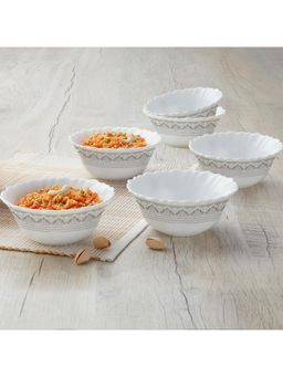 Larah by Borosil - Classic Veg Bowl (Pack of 6)