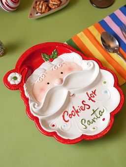 Little Surprise Box - Cookies For Santa Christmas Serving Ceramic Plate
