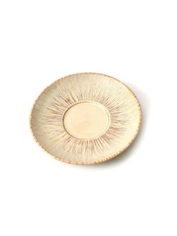 MESA - Agata Beige Half Plate Stoneware 21 cm (Pack of 6)