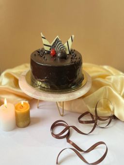 Homearte - Rose Quartz Cake Stand Round 10 Inch With Metal Base