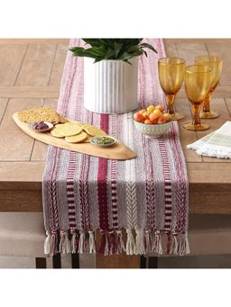 THE HOME TALK - Premium Cotton Designer Table Runner (6 Seater)