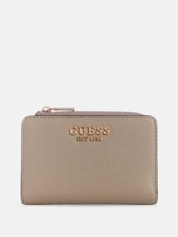 Guess - Beige Textured Zipper Yesba Wallet