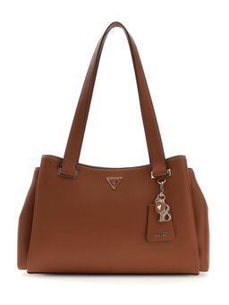 Guess - Brown Solid Magnet Evie Tote Bag