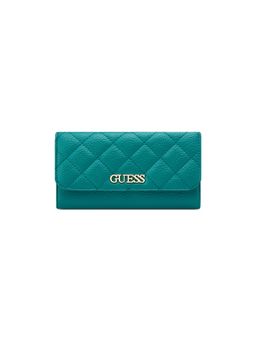 Guess - Teal Textured Tri-Fold Wallet