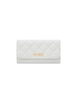 Guess - White Textured Tri-Fold Wallet