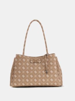 Guess - Brown Printed Magnet Tote Bag