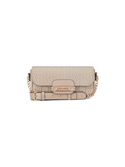 Guess - Beige Printed Shoulder Bag
