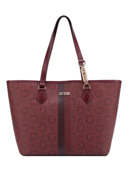 Guess - Maroon Printed Magnet Tote Bag