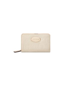 Guess - Beige Textured Zipper Wallet