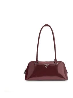 Guess - Burgundy Solid Shoulder Bag