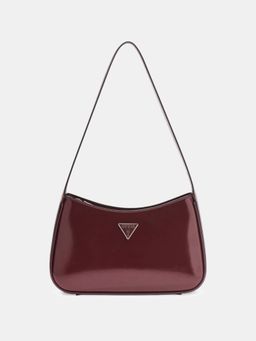 Guess - Burgundy Solid Shoulder Bag