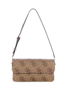 Guess - Beige Printed Shoulder Bag