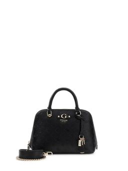 Guess - Black Satchel Bag with Detachable Strap