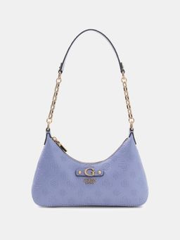 Guess - Blue Zipper Shoulder Bag