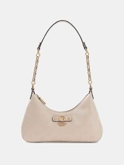 Guess - Beige Zipper Shoulder Bag