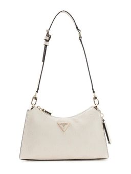 Guess - Off White Zipper Shoulder Bag