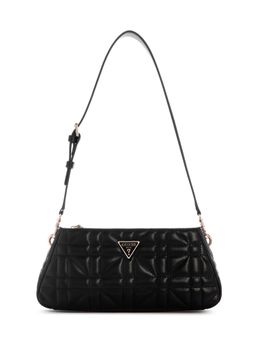 Guess - Black Textured Shoulder Bag
