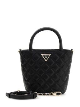Guess - Black Textured Magnet Tote Bag
