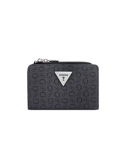 Guess - Grey Printed Zipper Wallet