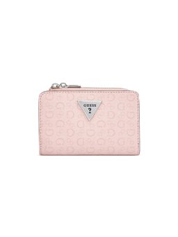 Guess - Pink Printed Zipper Wallet