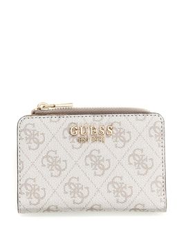 Guess - Grey Printed Zipper Wallet