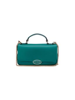 Guess - Teal Solid Magnetic Crossbody Bag