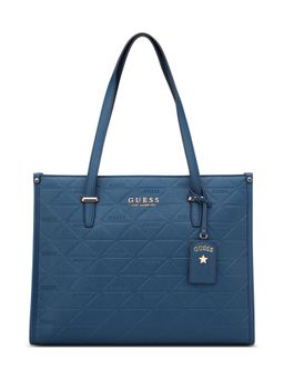 Guess - Navy Blue Textured Tote Bag