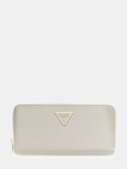 Guess - Grey Textured Zipper Wallet