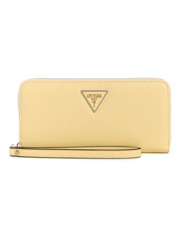 Guess - Yellow Textured Zipper Wallet