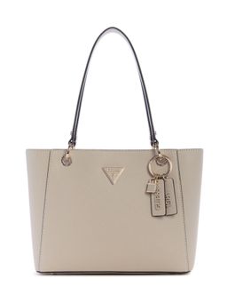 Guess - Grey Solid Zipper Tote Bag