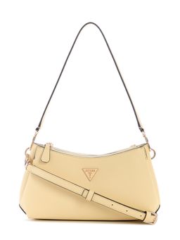 Guess - Yellow Solid Zipper Noelle Crossbody Bag