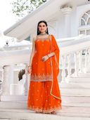 Orange color option, Sold out, Currently selected