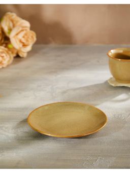 Fabindia - Green Ketaki Ceramic Snack Plate