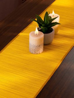 DHARINI - Mustard Bamboo Table Runner (M)