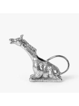 CASA DECOR - Silver Giraffe Wine Bottle Holder
