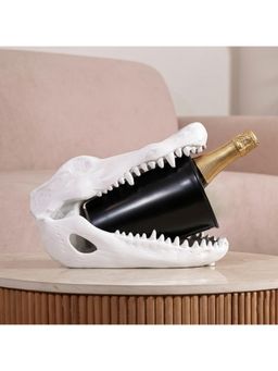 CASA DECOR - Statement Wine Holder Crocodile Wine Bottle Chiller