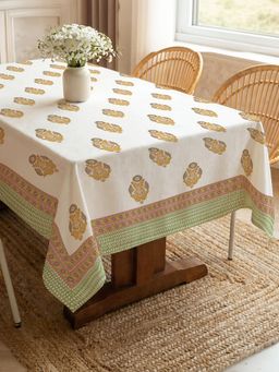 Urban Space - Amrapali Green Cotton Dining Table Cover