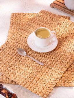 DHARINI - Water Hyacinth Rectangular Placemats (Pack of 2)