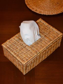 DHARINI - Water Hyacinth Rectangular Tissue Box