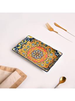 Voncasa - Market 99 Ceramic Bohemian Serving Dish Platter