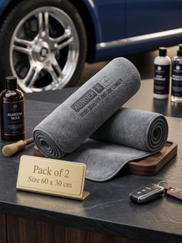 YELONA - 340GSM Microfiber Car Cleaning Towel (Pack of 2)