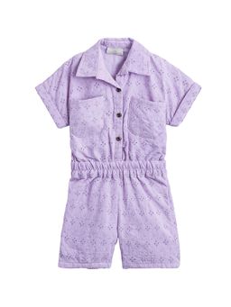 Hopscotch - Schiffli Playsuit