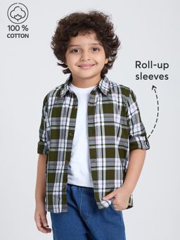 Hopscotch - 2-Pc Forest Plaid Layer Set