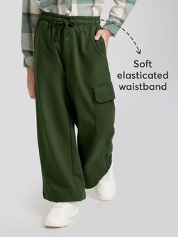 Hopscotch - Loose Fit Utility Pocket Straight Trackpants