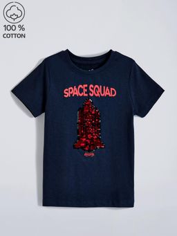 Hopscotch - Flip Sequin Rocket T-shirt