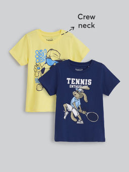 Hopscotch - 2-Pack Tennis & Soccer Player T-shirts