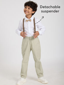 Hopscotch - Cotton Detachable Suspender Pants