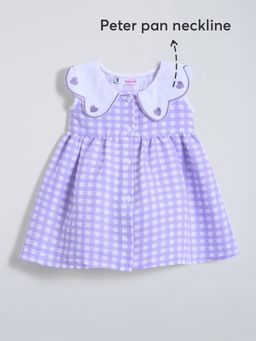 Hopscotch - Gingham Peter Pan Dress